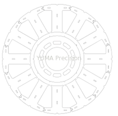 Laminazione dello statore del rotore della macchina utensile servo che impila processo