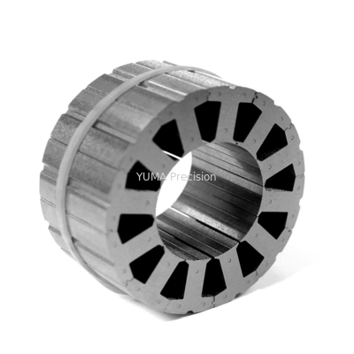 OEM Stamping Die Tool OD77mm 12 slot Motor Rotore Statore Nuclei di laminazione