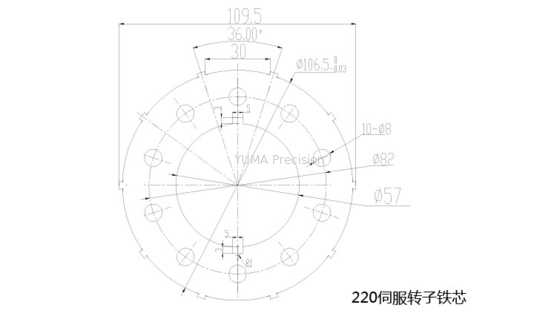 Rotore motore e statore OD200mm Personalizzato Vari modelli nucleo motore Rotore e statore in acciaio al silicio di alta qualità